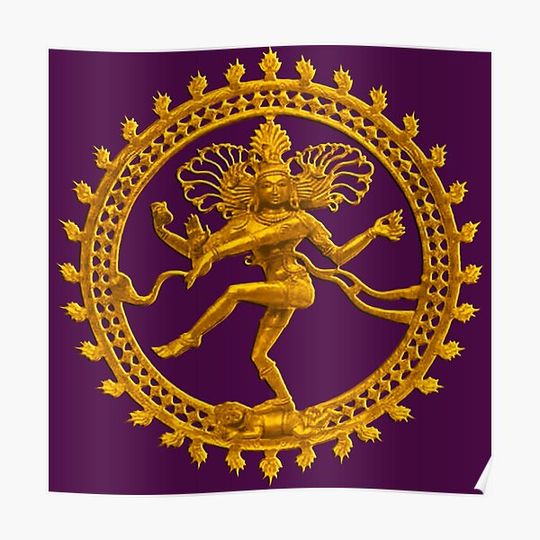 Discover Dancing Shiva Premium Matte Vertical Poster