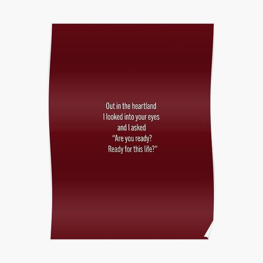 Discover PPP Lyrics - Beach House Depression Cherry Premium Matte Vertical Poster