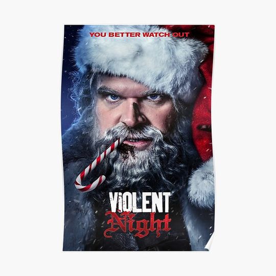Discover Violent Night Movie Poster Premium Matte Vertical Poster