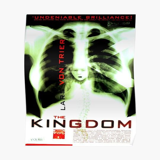 Discover The Kingdom by famous Danish director Lars Von Triers Fan Art Gift Memorabilia Premium Matte Vertical Poster