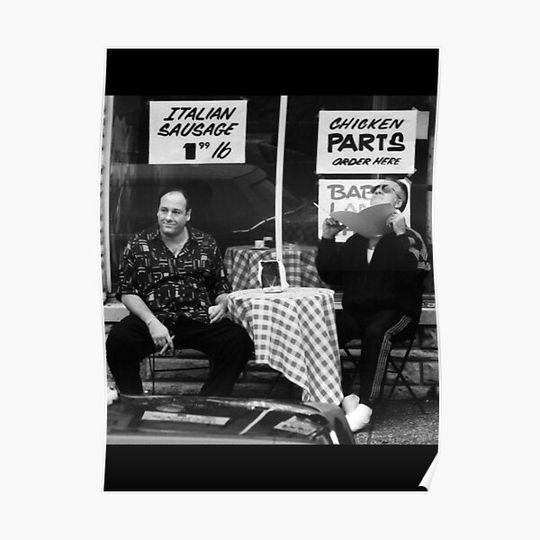 Discover Sopranos Paulie Gualtieri Tony Soprano Premium Matte Vertical Poster