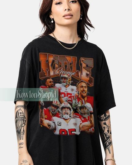 Discover George Kittle Shirt Graphic Sport Tshirt Player tshirt