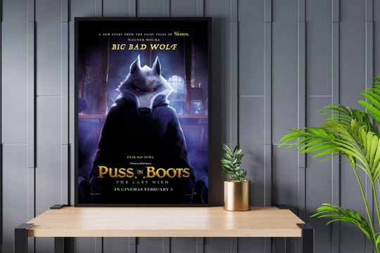 Discover Vintage Puss in Boots Poster - Puss in Boots Printed v