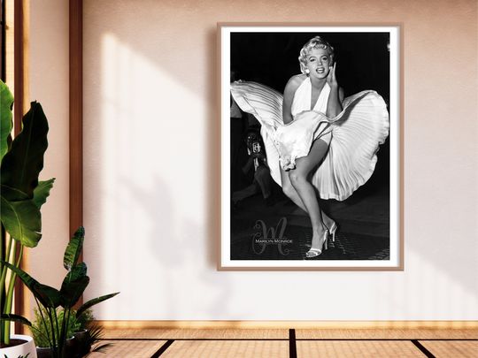 Discover Marilyn Monroe Vintage Movie Poster