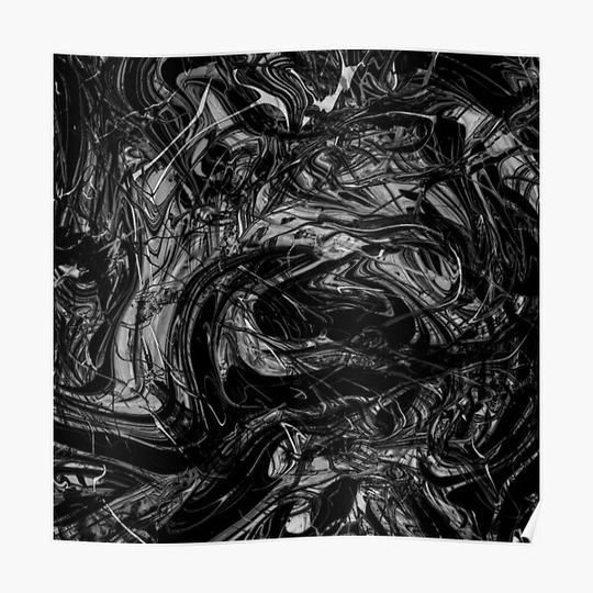 Discover Abstract Oil Paint Premium Matte Vertical Poster