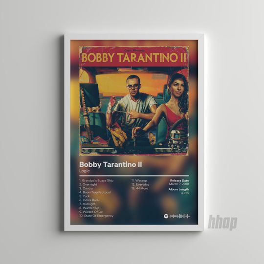 Discover Logic - Bobby Tarantino II - Album Cover Poster