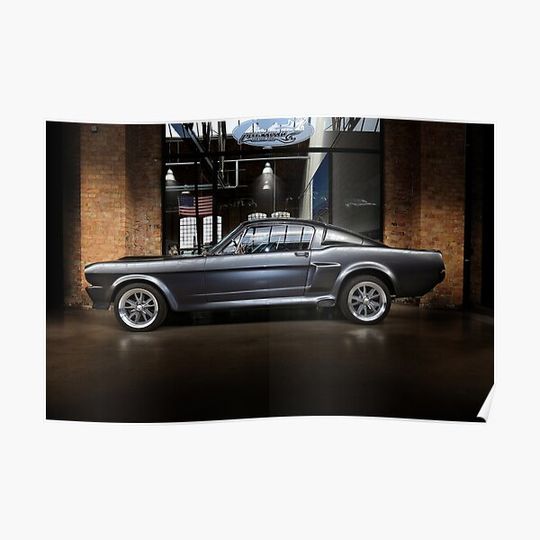 Discover mustang, muscle car Premium Matte Vertical Poster