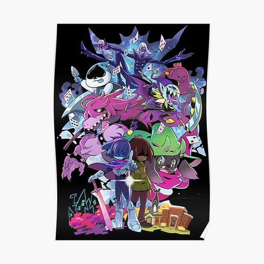 Discover Deltarune - Adventure Premium Matte Vertical Poster