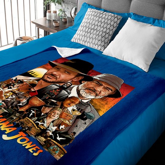 Discover Indiana Jones V1 Baby Blankets