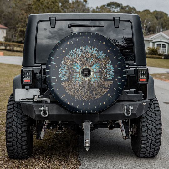 Discover Tree Of Life Butterflies Spare Tire Cover