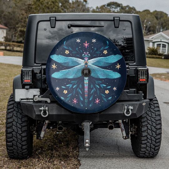 Discover Jewel Dragonfly Spare Tire Cover