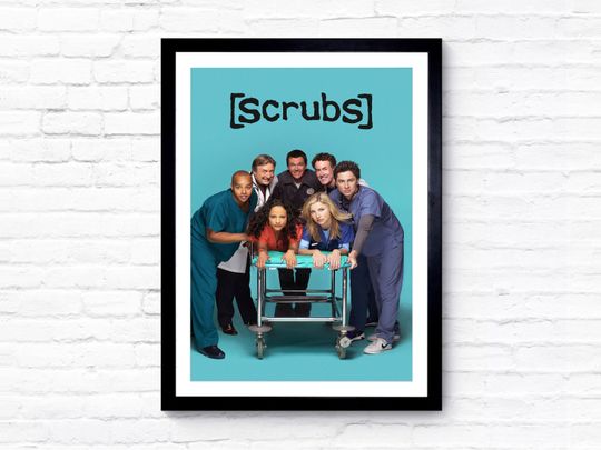 Discover Scrubs TV Series Movie Poster Released in 2001