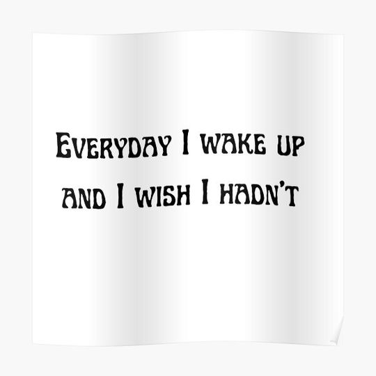 Discover Depressive humor Premium Matte Vertical Poster