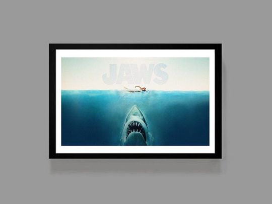 Discover Jaws Movie Poster - Martin Brody Print - Shark Poster