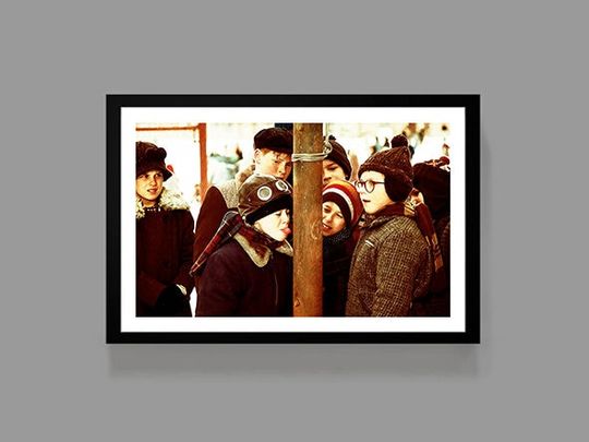 Discover A Christmas Story Movie Poster - Flagpole Print - Funny Home Art, Funny Wall Art