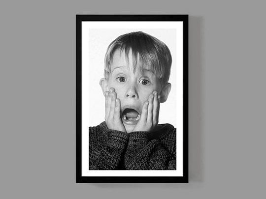 Discover Funny Bathroom Art, Home Alone Movie Poster, Kevin McCallister Print, Home Wall Art
