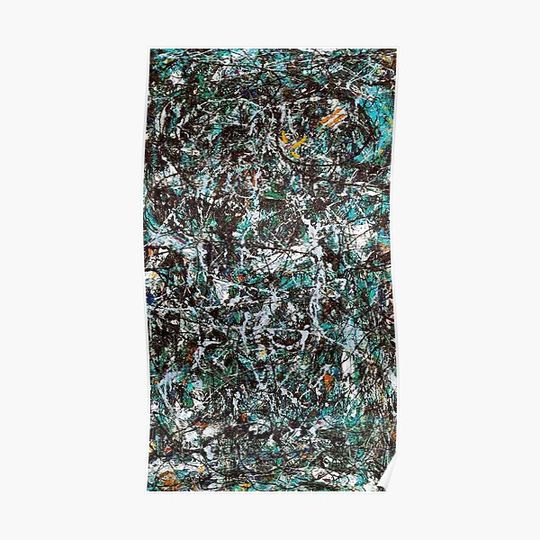 Discover Full Fathom Five. Jackson Pollock Premium Matte Vertical Poster