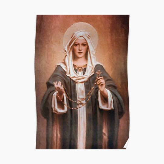Discover Our Lady of the Rosary Premium Matte Vertical Poster