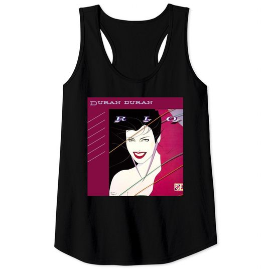 Discover Duran Duran Rio Album Cover Tank Tops