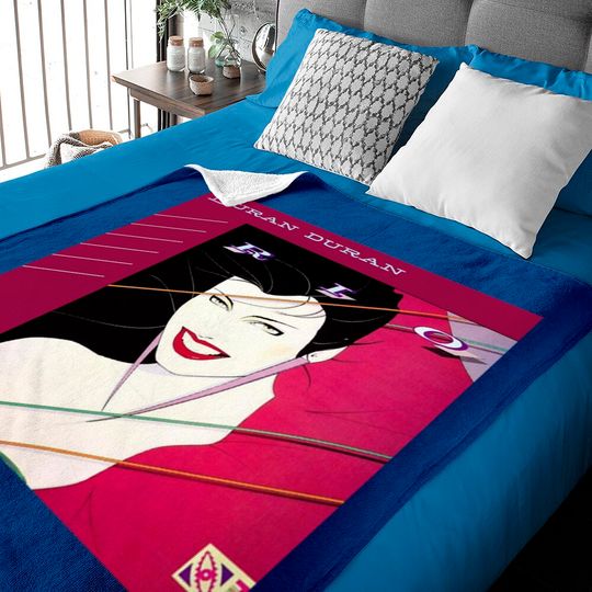 Discover Duran Duran Rio Album Cover Baby Blankets