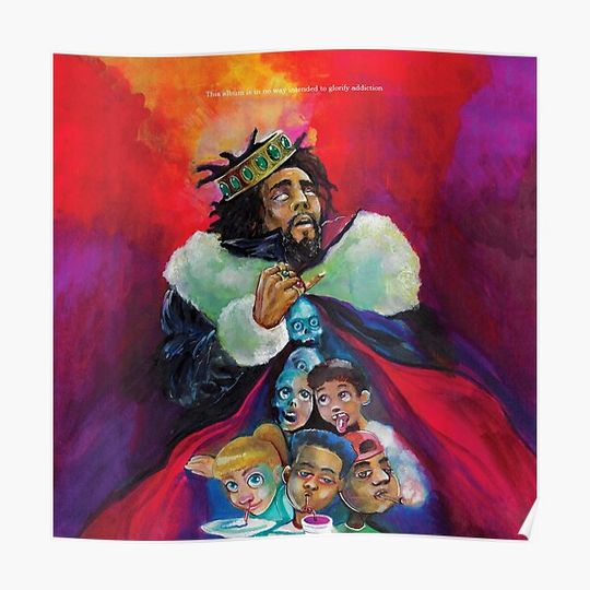 Discover J Cole - KOD Premium Matte Vertical Poster