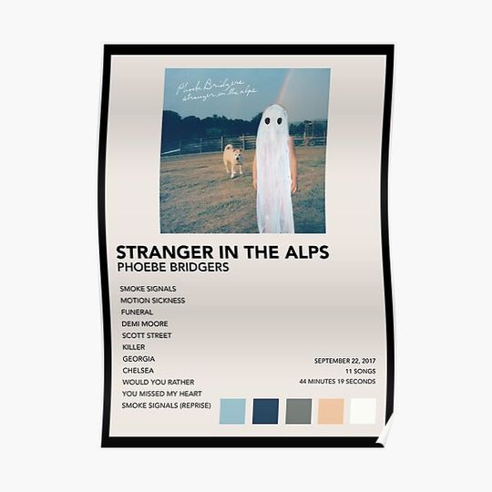 Discover Phoebe Bridgers Stranger in the Alps Album Poster Premium Matte Vertical Poster