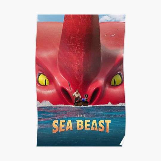 Discover the monster sea beast Premium Matte Vertical Poster