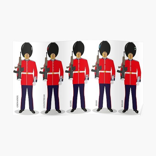 Discover Royal Guards Premium Matte Vertical Poster