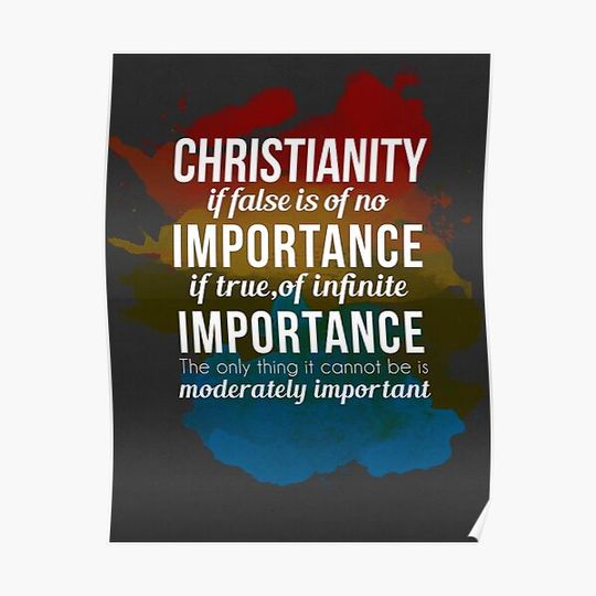 Discover C.S Lewis Quote Premium Matte Vertical Poster
