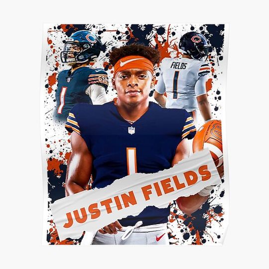 Discover Justin Fields Premium Matte Vertical Poster