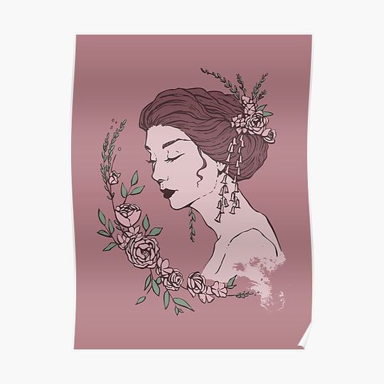 Discover Persephone - Pink Premium Matte Vertical Poster