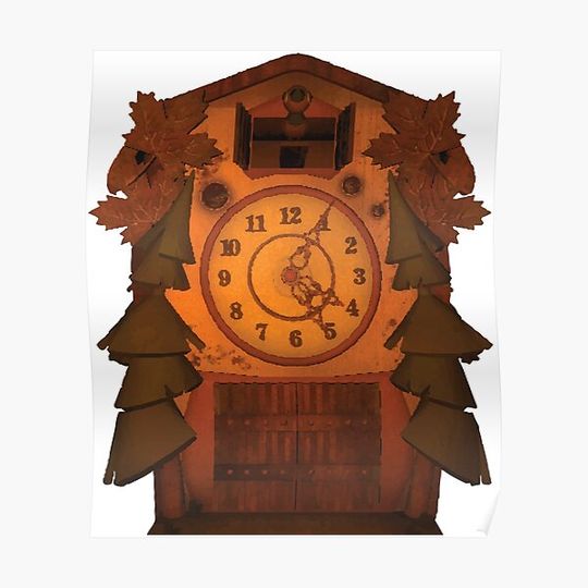 Discover inscryption puzzle clock Premium Matte Vertical Poster