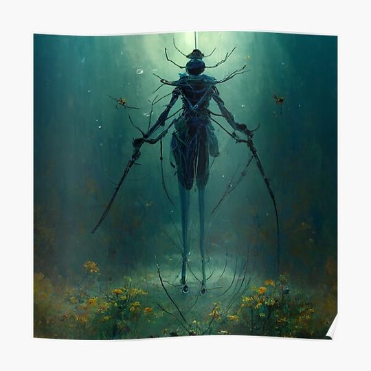 Discover god of Water strider Premium Matte Vertical Poster