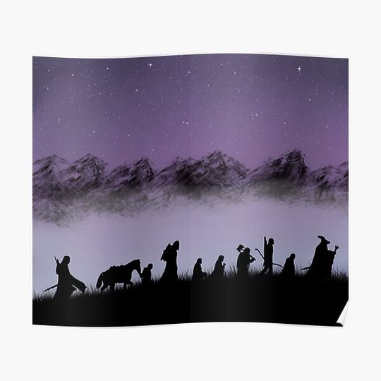 Discover The fellowship of the ring Premium Matte Vertical Poster