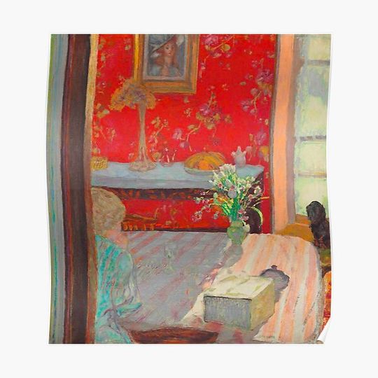 Discover HD PIERRE BONNARD - Interior Apartment Premium Matte Vertical Poster