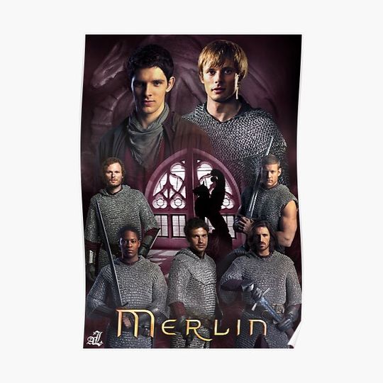 Discover BBC Merlin Poster 18 Premium Matte Vertical Poster
