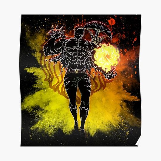 Discover Escanor Premium Matte Vertical Poster