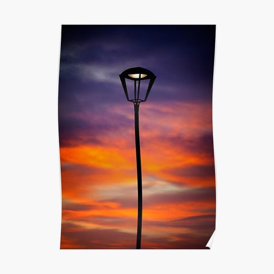 Discover Twilight Lamp Premium Matte Vertical Poster
