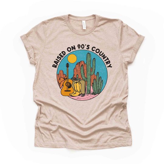 Discover Country, Raised on Country, Born in the 80s, 90s Country T-shirt