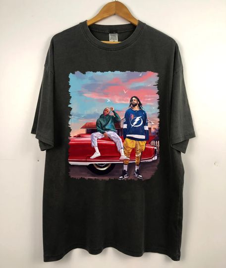 Discover Vintage J Cole & Kendrick Lamar Shirt, J.Cole Merch Shirt