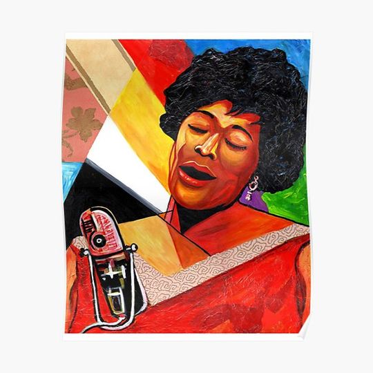 Discover Ella Fitzgerald Lady of Songs Premium Matte Vertical Poster