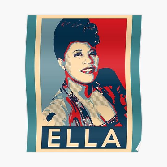 Discover Ella Fitzgerald Jazz History Poster