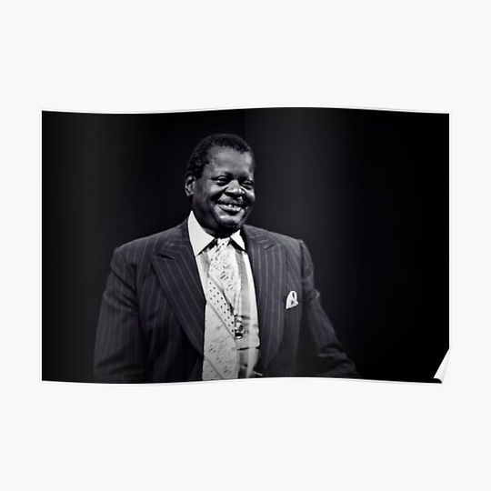 Discover Oscar Peterson Portrait Premium Matte Vertical Poster