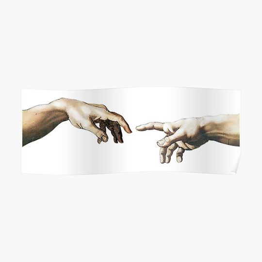 Discover Hand of God Premium Matte Vertical Poster