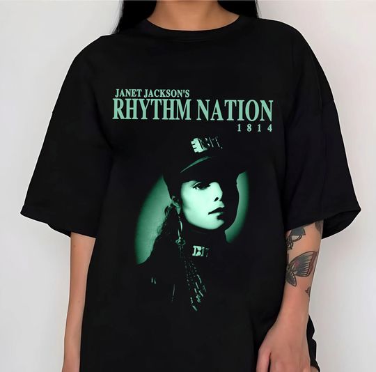 Discover Janet jackson rhythm nation shirt, Janet Jackson concert 2023 T shirt