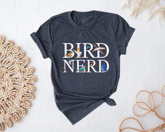 Discover Bird Nerd Bird Watching Shirt