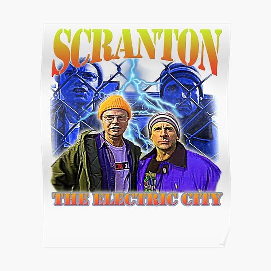 Discover The Office Scranton The Electric City Premium Matte Vertical Poster
