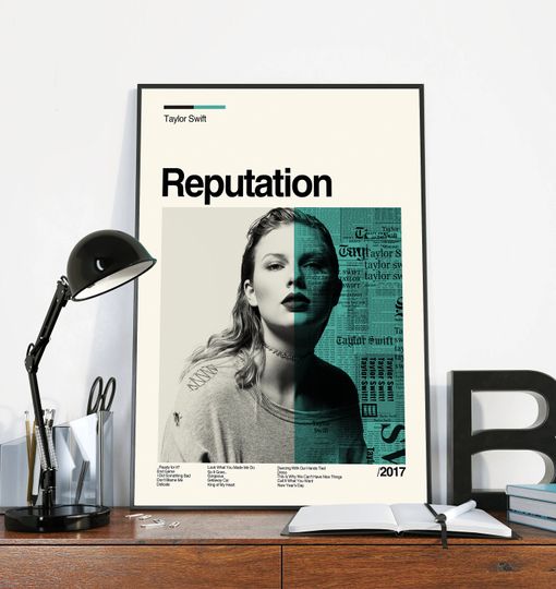 Discover Music Album Poster - Minimalist Poster - Vintage inspired poster- Midcentury Art