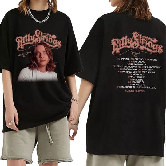 Discover Billy Strings Summer Tour 2023 Shirt, Billy Strings 2023 Concert Shirt