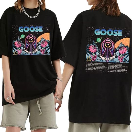 Discover Goose Band Fall Tour 2023 Shirt, Goose Band Fan Shirt